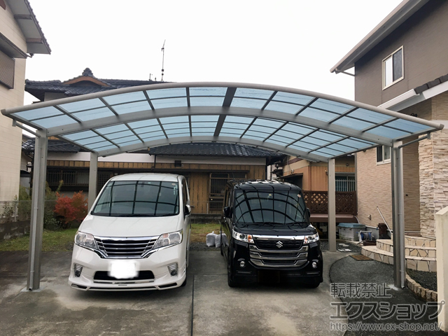 福岡県大牟田市ののカーポート レイナツインポートグラン　積雪〜20cm対応 施工例