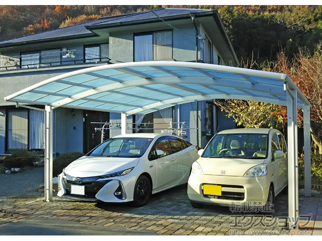 群馬県桐生市ののカーポート レイナツインポートグラン　積雪〜20cm対応 施工例