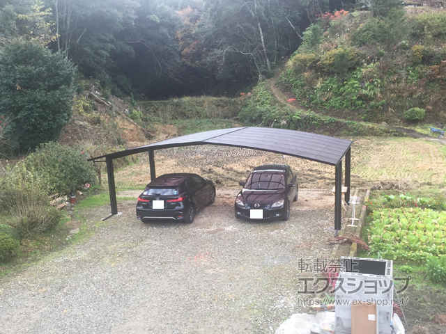 佐賀県伊万里市ののカーポート レイナトリプルポートグラン　積雪〜20cm対応 施工例