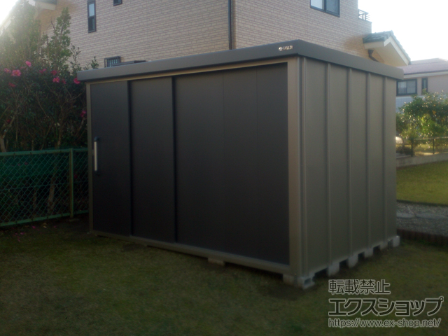 千葉県夷隅郡御宿町のの物置・屋外倉庫 エスケーエイト SK8-180 一般型 3000×2000×1940 SK8-180-GK 施工例