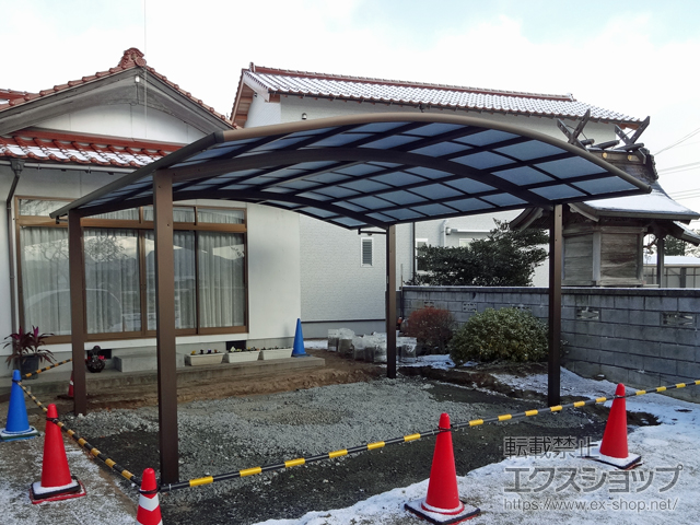 島根県出雲市ののカーポート レイナツインポートグラン　積雪〜20cm対応 施工例