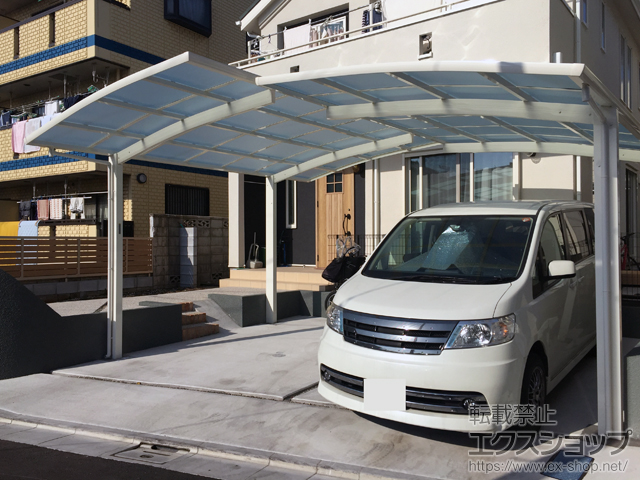 東京都江戸川区ののカーポート レイナポートグラン　積雪〜20cm対応 施工例