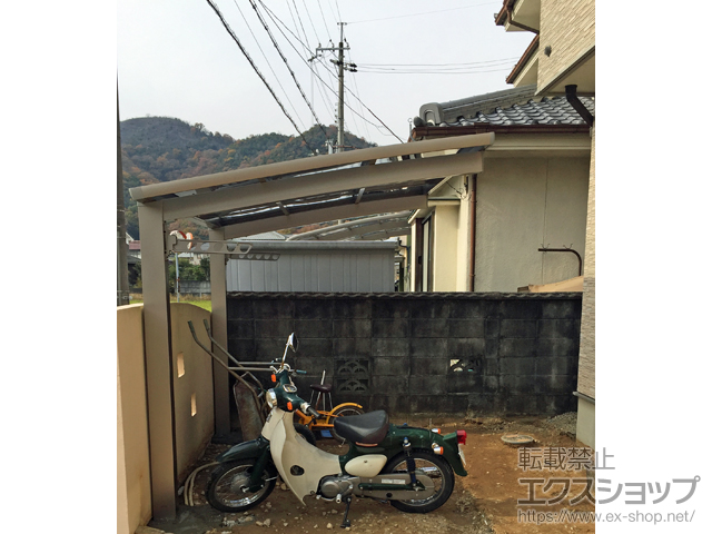 兵庫県赤穂市ののサイクルポート・駐輪場 カムフィエース ミニ 積雪〜20cm対応 施工例