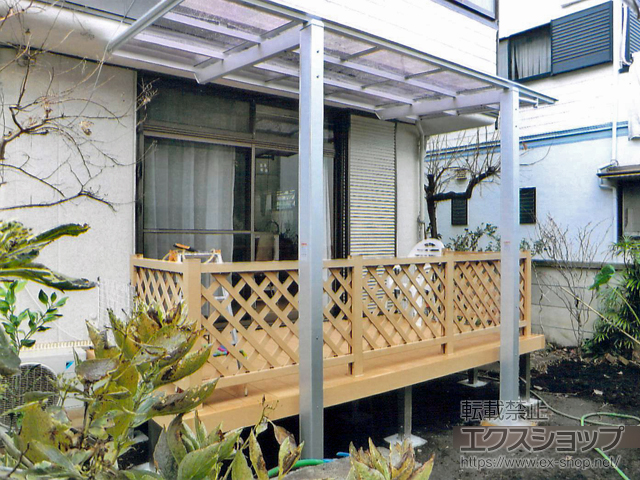 東京都練馬区ののウッドデッキ リウッドデッキ 200 施工例