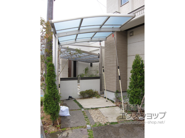 滋賀県草津市ののサイクルポート・駐輪場 レイナポートグランミニ 積雪〜20cm対応 施工例