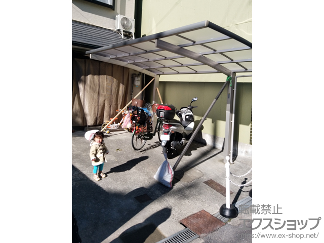 大阪府大阪市ののカーポート レイナポートグラン　積雪〜20cm対応 施工例