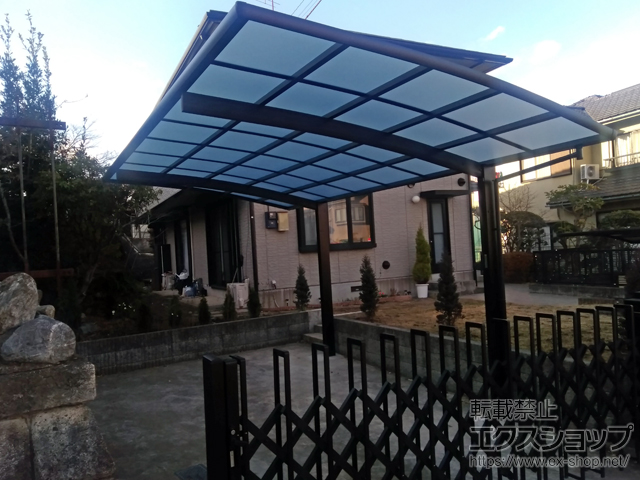 東京都八王子市ののカーポート レイナポートグラン　積雪〜20cm対応 施工例