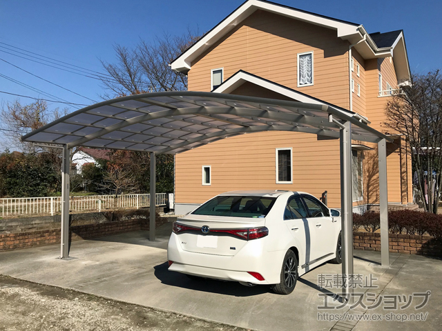 栃木県那須塩原市ののカーポート レイナツインポートグラン　積雪〜20cm対応 施工例