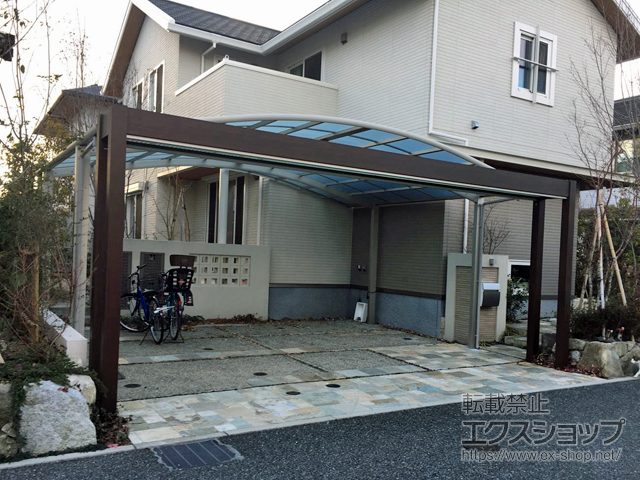 福岡県福岡市ののカーポート レイナツインポートグラン　積雪〜20cm対応 施工例