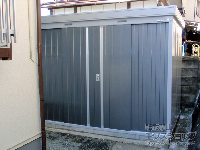 福岡県飯塚市のの物置・屋外倉庫 ネクスタ 一般型 2630×1790×2020 NXN-50S-PG 施工例