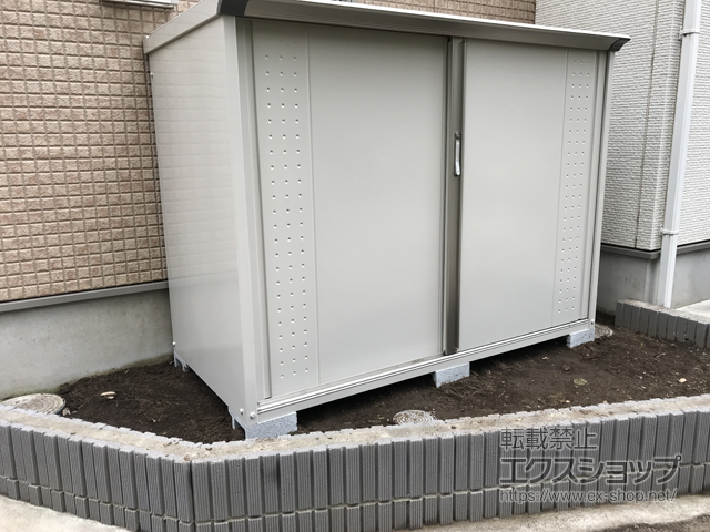 埼玉県所沢市のの物置・屋外倉庫 グランプレステージジャンプ 1879×900×1400 GP-199C-F-MW 施工例