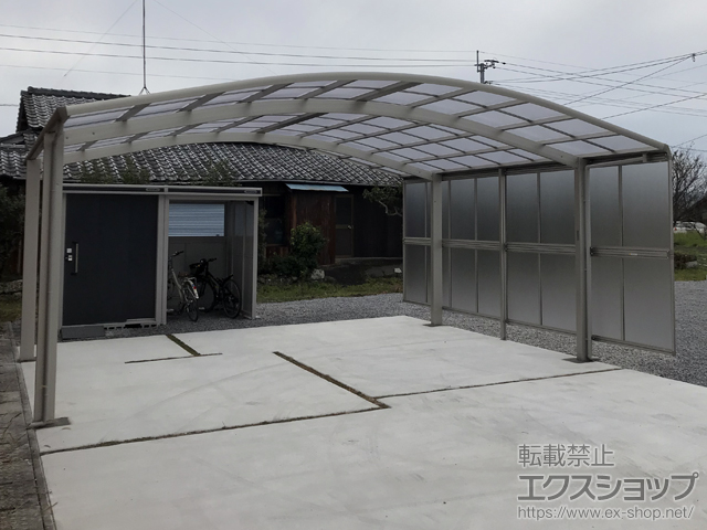 大分県宇佐市ののカーポート レイナツインポートグラン　積雪〜20cm対応 施工例