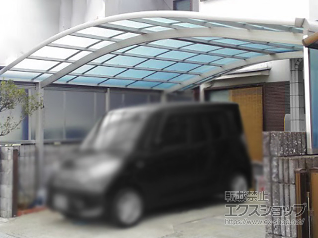 奈良県橿原市ののカーポート レイナツインポートグラン　積雪〜20cm対応 施工例