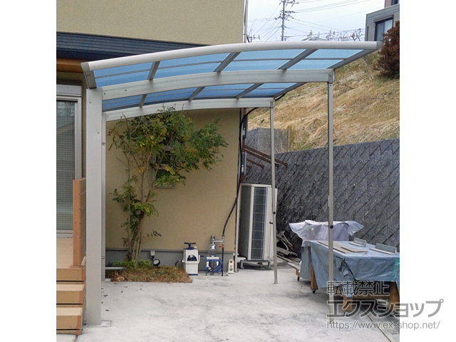 福岡県朝倉市ののカーポート レイナポートグラン　積雪〜20cm対応 施工例