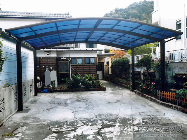 宮崎県延岡市ののカーポート レイナツインポートグラン　積雪〜20cm対応 施工例