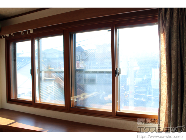 東京都板橋区のの二重窓（内窓） インプラス ダストバリア仕様 引違い窓 4枚建 施工例