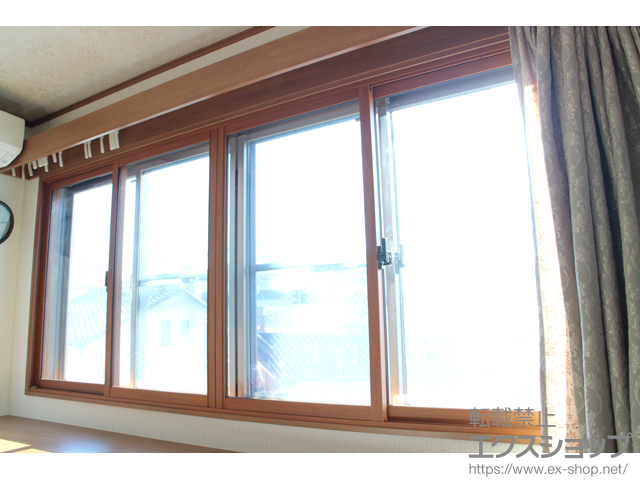 東京都板橋区のの二重窓（内窓） インプラス ダストバリア仕様 引違い窓 4枚建 施工例