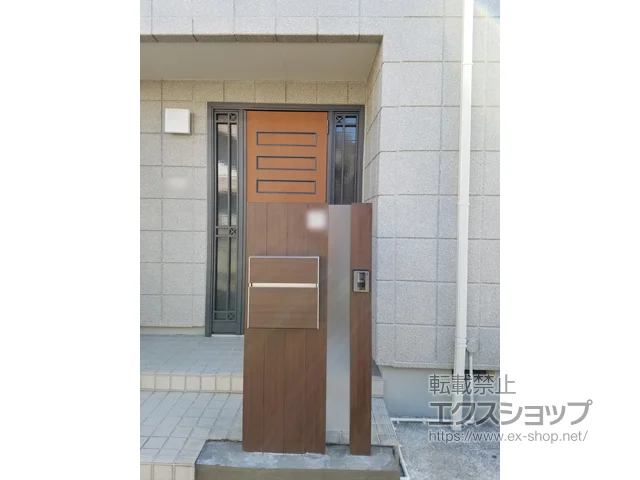 神奈川県鎌倉市のYKKAPのポスト・門柱・宅配ボックス ルシアスポストユニット AS01型 施工例