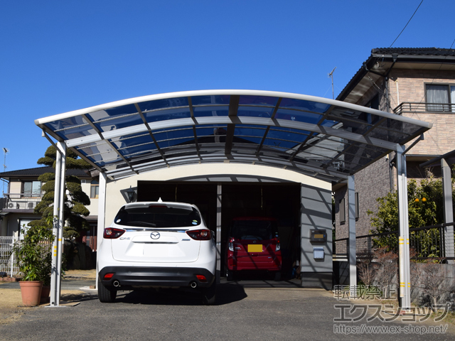 埼玉県久喜市ののカーポート レイナツインポートグラン　積雪〜20cm対応 施工例