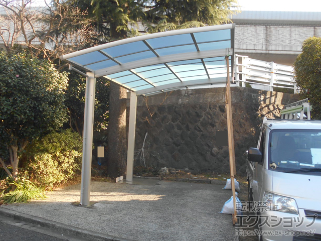 東京都世田谷区ののカーポート レイナポートグラン　積雪〜20cm対応 施工例