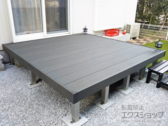 神奈川県横浜市ののウッドデッキ リウッドデッキ 200 施工例