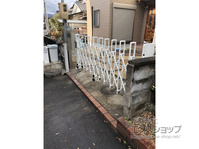 滋賀県大津市ののカーゲート トリップゲート RB型 ノンレール 片開き 32S 施工例