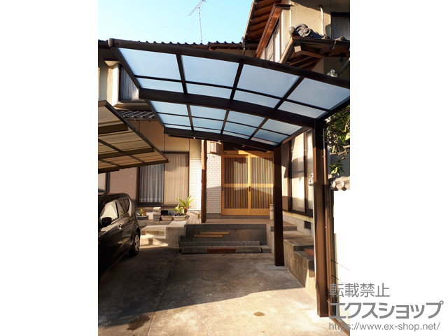 福岡県太宰府市ののカーポート レイナポートグラン　積雪〜20cm対応 施工例