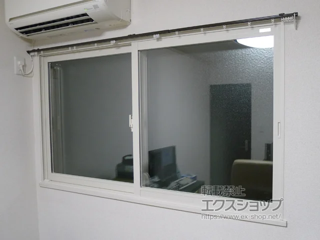 大阪府富田林市のの内窓(二重窓・二重サッシ) インプラス ダストバリア仕様 引違い窓 浴室仕様 タイル納まり 2枚建 施工例