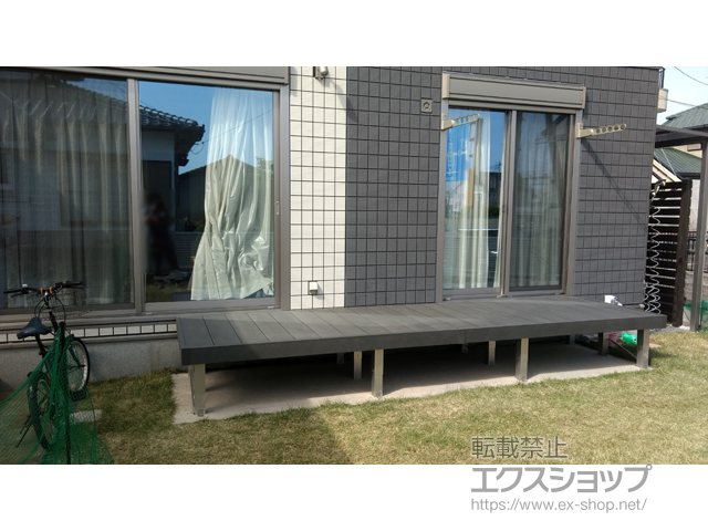熊本県熊本市ののウッドデッキ リウッドデッキ 200 施工例