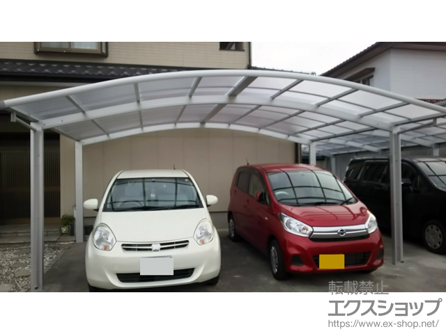 愛知県一宮市ののカーポート レイナツインポートグラン　積雪〜20cm対応 施工例