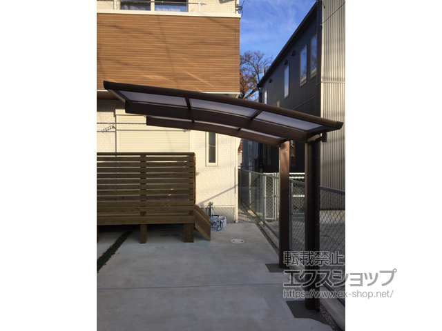 東京都東久留米市ののサイクルポート・駐輪場 プレシオスポート ミニ 積雪〜20cm対応 施工例