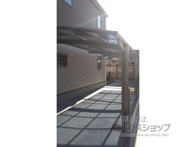 東京都西東京市ののカーポート レイナポートグラン 縦連棟　積雪〜20cm対応 施工例