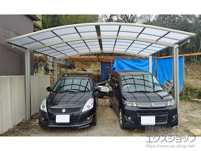 兵庫県小野市ののカーポート レイナツインポートグラン　積雪〜20cm対応 施工例