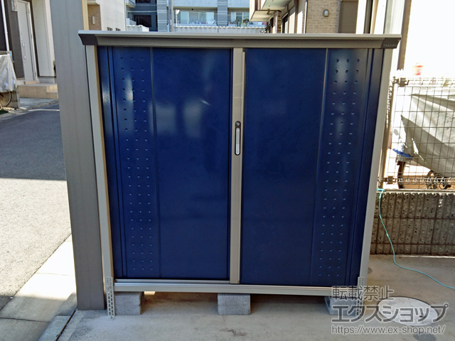 東京都小平市のの物置・屋外倉庫 グランプレステージジャンプ 1488×900×1400 GP-159C-F-DB 施工例