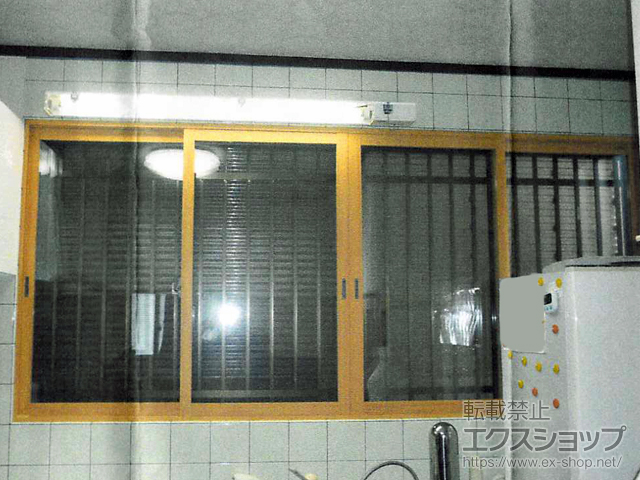 秋田県にかほ市のの二重窓（内窓） インプラス ダストバリア仕様 引違い窓 4枚建 施工例