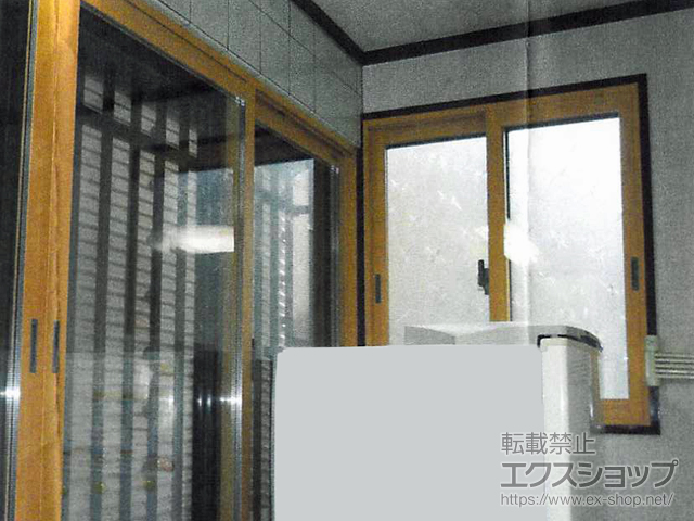 秋田県にかほ市のの二重窓（内窓） インプラス ダストバリア仕様 引違い窓 2枚建 施工例