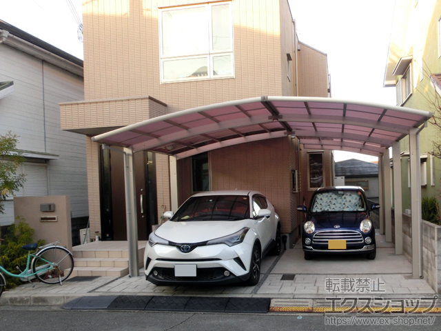 兵庫県加古川市ののカーポート 　積雪〜20cm対応 施工例