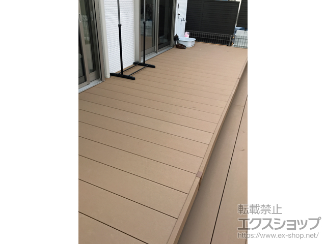 千葉県柏市ののウッドデッキ リウッドデッキ 200 施工例