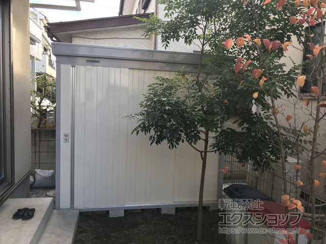東京都府中市のの物置・屋外倉庫 ネクスタ 一般型 2210×1370×2020 NXN-30S-FW 施工例
