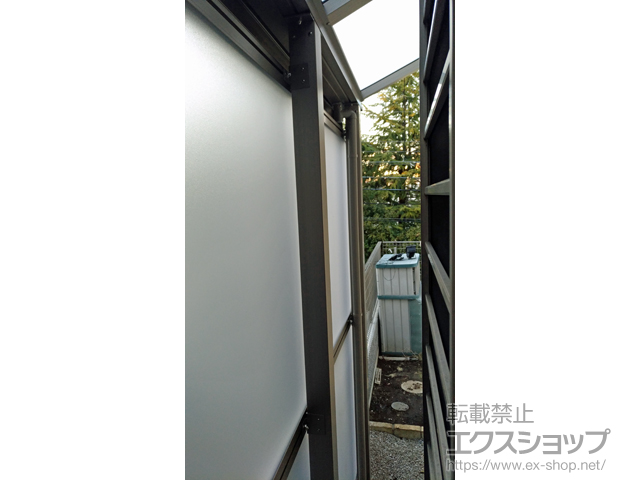 神奈川県横浜市ののテラス屋根 スピーネ F型 テラスタイプ 単体 積雪〜20cm対応 施工例