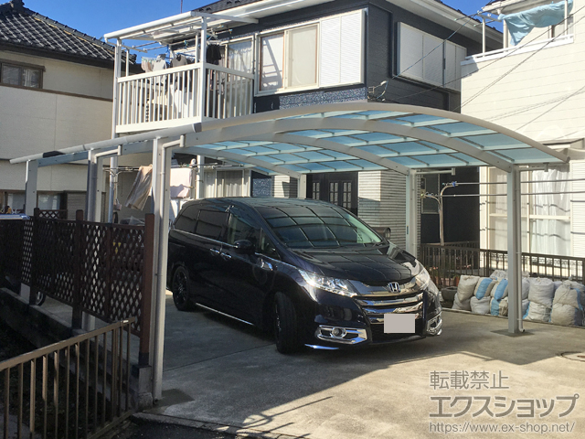神奈川県横浜市ののカーポート レイナツインポートグラン 延長　積雪〜20cm対応 施工例