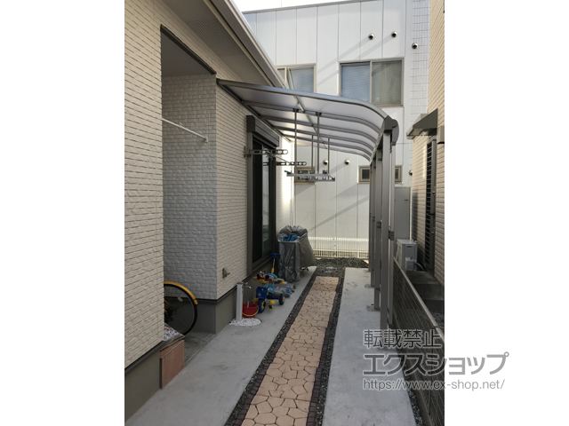 愛知県豊川市ののテラス屋根 ヴェクターテラス R型 テラスタイプ 単体 積雪〜20cm対応 施工例