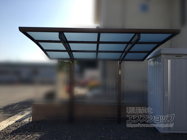 栃木県大田原市ののサイクルポート・駐輪場 レイナポートグランミニ 積雪〜20cm対応 施工例