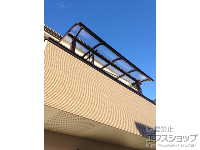 愛知県名古屋市ののバルコニー・ベランダ屋根 プレシオステラス R型 屋根タイプ 単体 積雪〜20cm対応 施工例