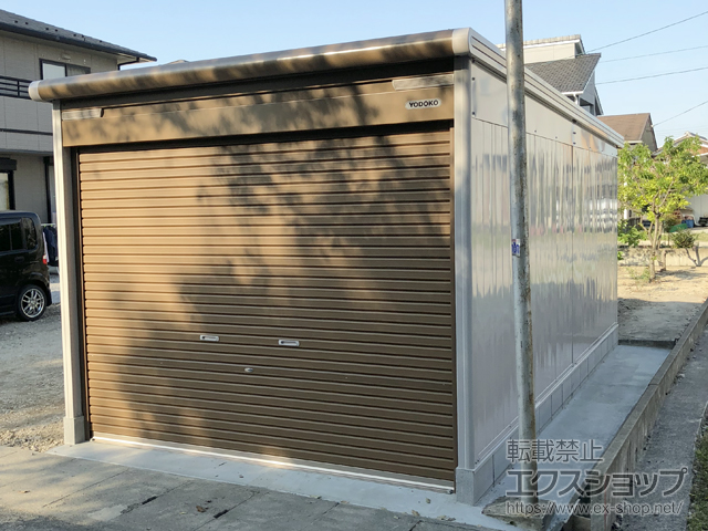 滋賀県近江八幡市のの物置・屋外倉庫 ラヴィージュ 一般型 （VGB-3055） VGB-3055-GB 施工例