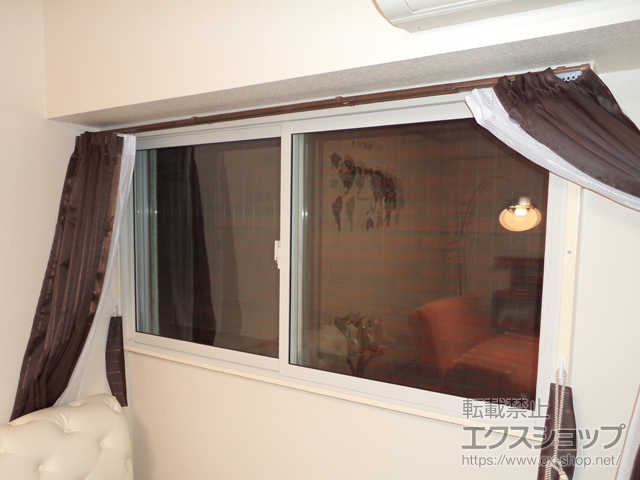 東京都品川区のの二重窓（内窓） インプラス ダストバリア仕様 引違い窓 2枚建 施工例