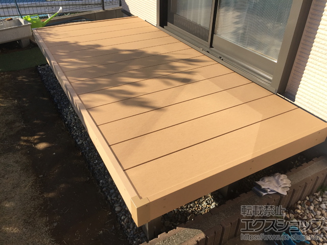 千葉県市原市ののウッドデッキ リウッドデッキ 200 施工例