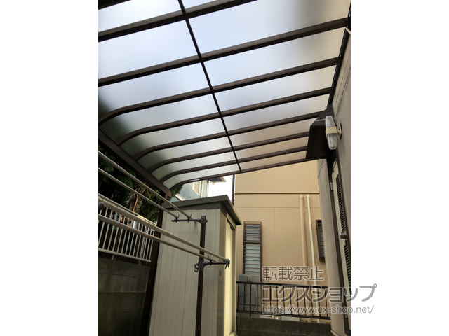 兵庫県姫路市ののテラス屋根 ヴェクターテラス R型 テラスタイプ 単体 積雪〜20cm対応 施工例