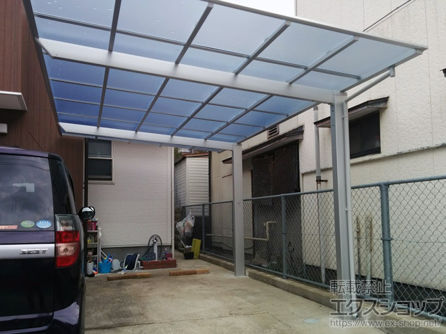 長崎県長崎市ののカーポート ソリッドポート 積雪〜20cm対応 施工例