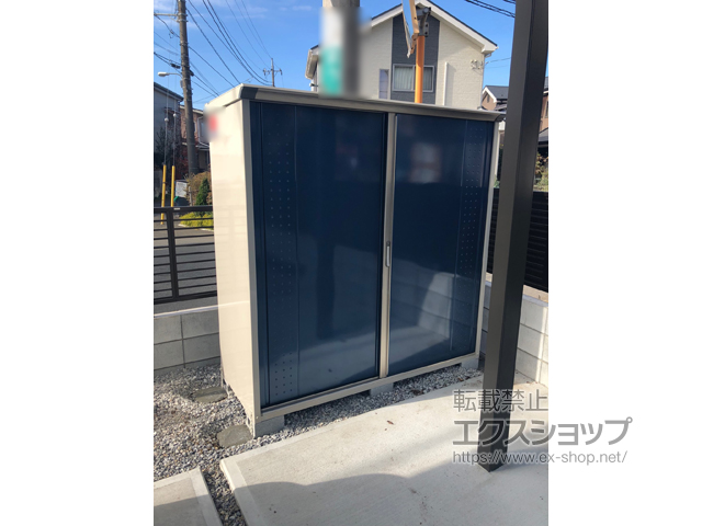 千葉県鎌ケ谷市のの物置・屋外倉庫 グランプレステージジャンプ 1879×750×1900 GP-197A-F-DB 施工例